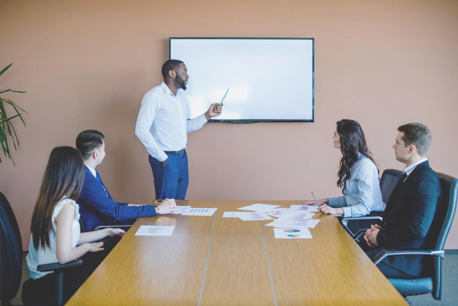 Professional analyzing project budget reports and financial data